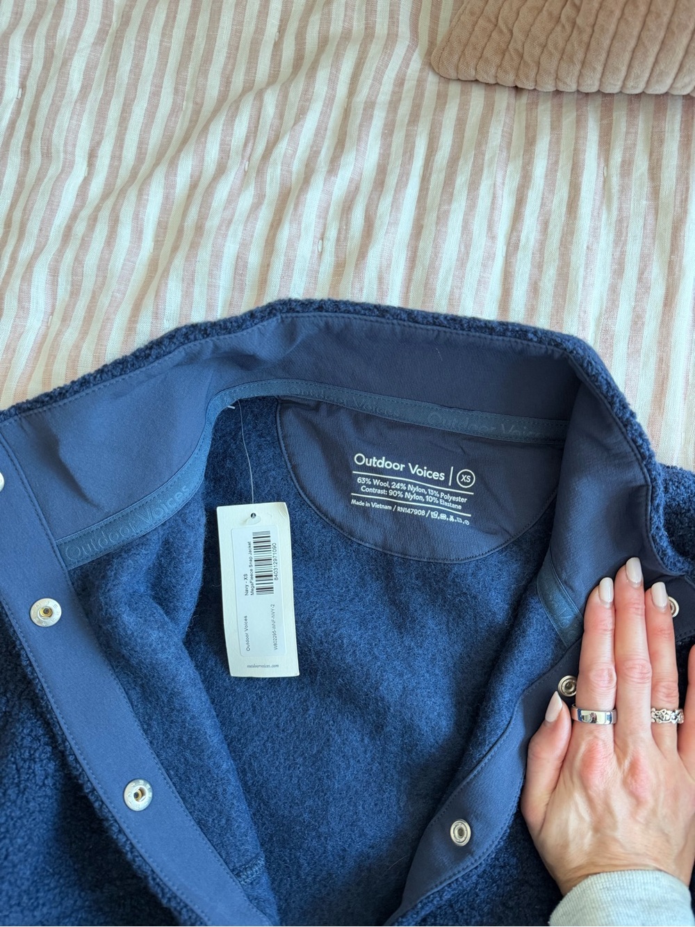 Outdoor Voices MegaFleece Snap Jacket - Picture 3 of 5